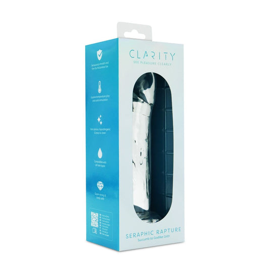 Creative Conceptions Clarity Seraphic Rapture Glass Dildo Glass Sex Toys