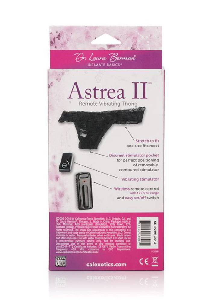 Dr. Laura Berman Astrea II Remote Control Vibrating Thong Remote Control Vibrators