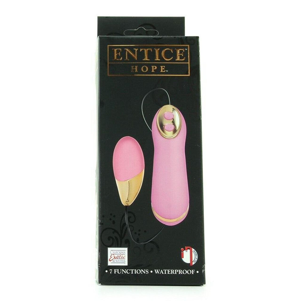 CalExotics Entice Hope Vibrating Bullet Massager Love Eggs and Kegel Exercisers