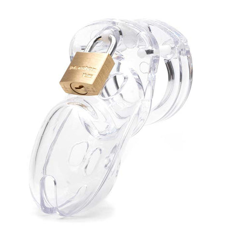 Cb-3000 Chastity Cock Cage Kit - Clear - Male Chastity
