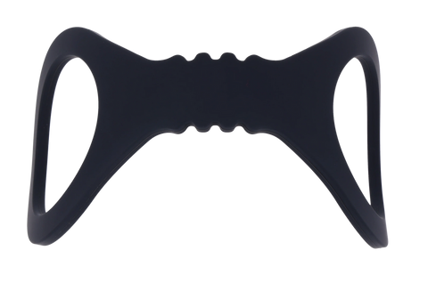 Sex & Mischief Shadow Silicone Wrist Cuffs Black - Cuffs And Restraints