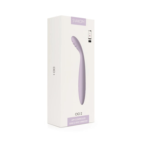 Svakom Cici 2 App-controlled Slim G-spot Vibrator - G-Spot Vibrators