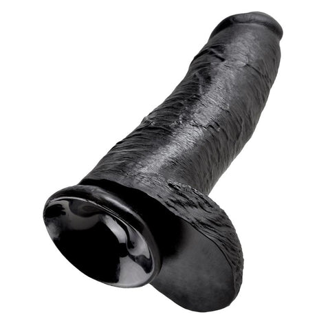 King Cock 12 Inch Suction Cup Realistic Dildo with Balls - Realistic Dildos