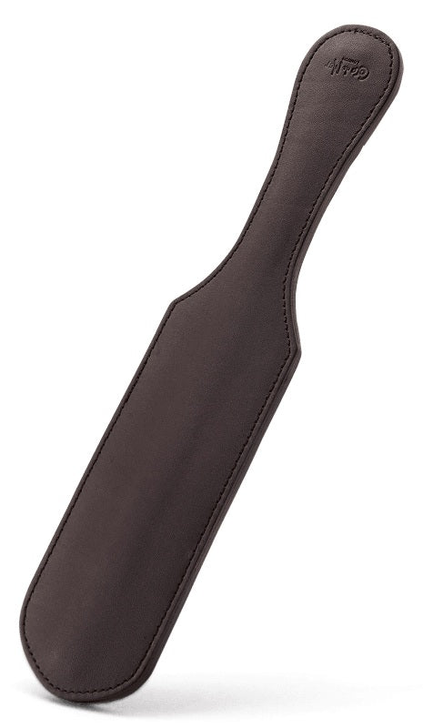 Coco de Mer Brown Leather Paddle Paddles And Slappers