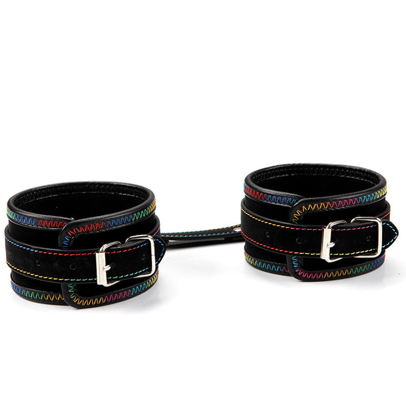 Color Thread Wrist and Ankle Cuffs Cuffs and Restraints