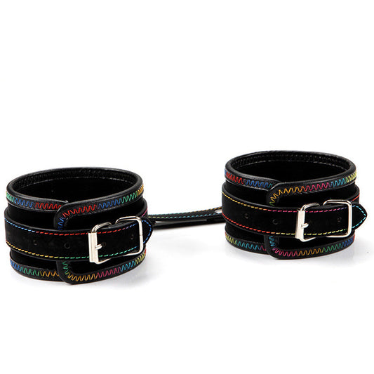 Color Thread Wrist and Ankle Cuffs - Cuffs and Restraints
