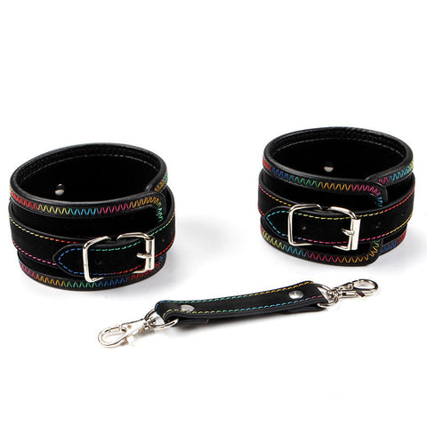 Color Thread Wrist and Ankle Cuffs - Cuffs and Restraints