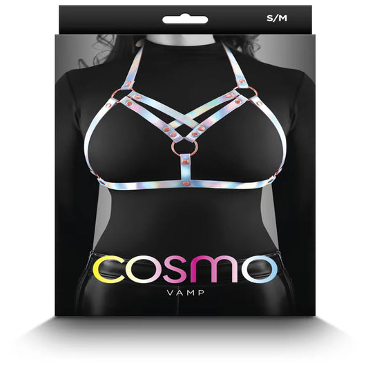 Cosmo BDSM Play Chest Harness Vamp - Her Fetish