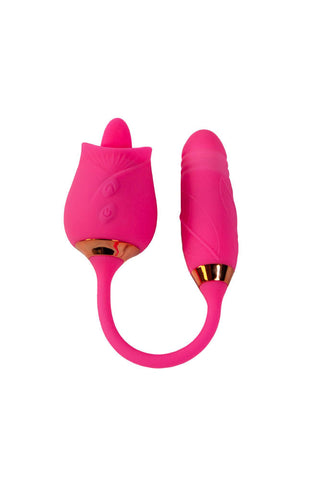 Cousins Group Pink Pussycat Licking Rose Clitoral Vibe - Clit Ticklers and Pulsators