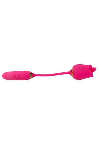 Cousins Group Pink Pussycat Licking Rose Clitoral Vibe - Clit Ticklers and Pulsators