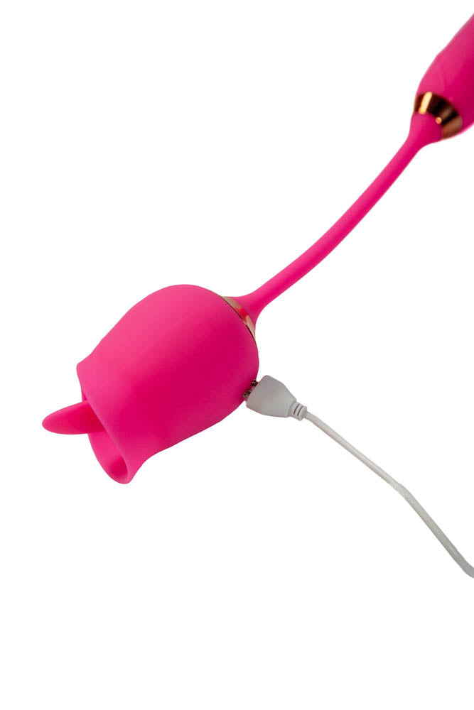 Cousins Group Pink Pussycat Licking Rose Clitoral Vibe Clit Ticklers and Pulsators