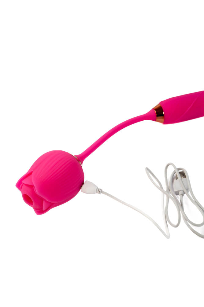 Cousins Group Pink Pussycat Thrusting Rose Vibrator Clit Ticklers and Pulsators