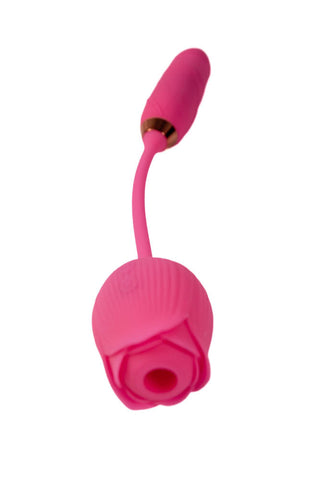 Cousins Group Pink Pussycat Thrusting Rose Vibrator - Clit Ticklers and Pulsators