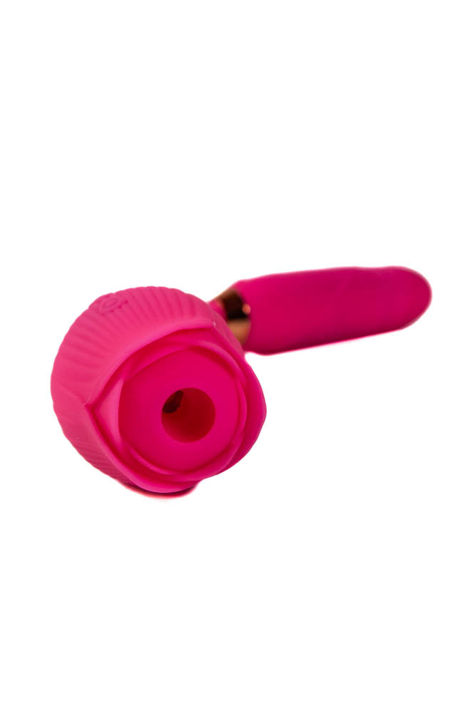 Cousins Group Pink Pussycat Thrusting Rose Vibrator Clit Ticklers and Pulsators