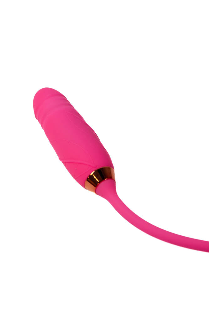 Cousins Group Pink Pussycat Thrusting Rose Vibrator Clit Ticklers and Pulsators