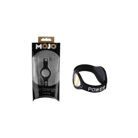 MOJO Ion Strength Cock Ring Black - Cock Rings