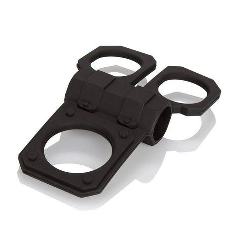 CalExotics Silicone Lovers Gear Ball Spreader Enhancer - Cock Rings
