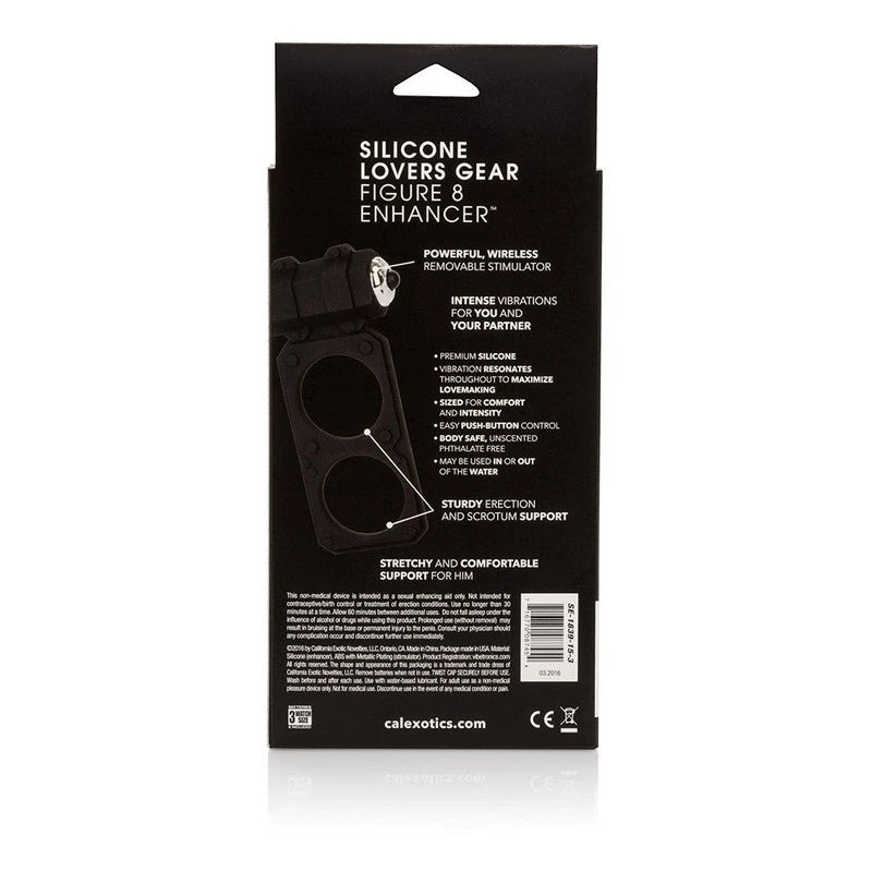 CalExotics Silicone Lovers Gear Figure 8 Enhancer Cock Rings