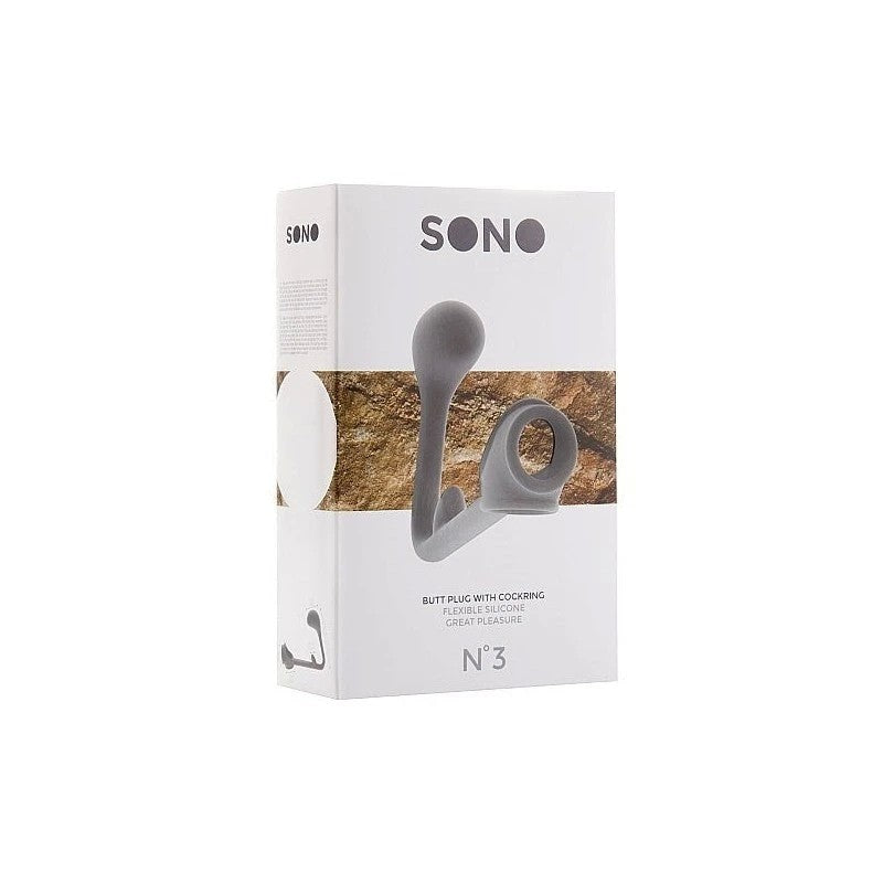 SONO No. 3 Butt Plug With Cock Ring Cock Rings