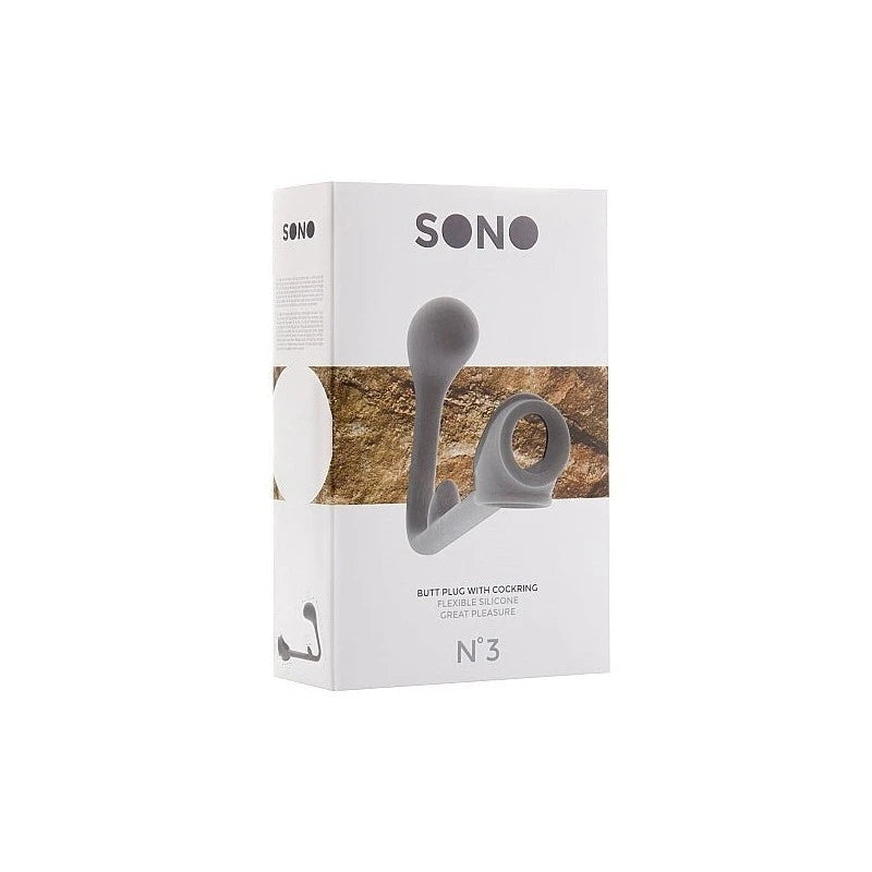 SONO No. 3 Butt Plug With Cock Ring Cock Rings