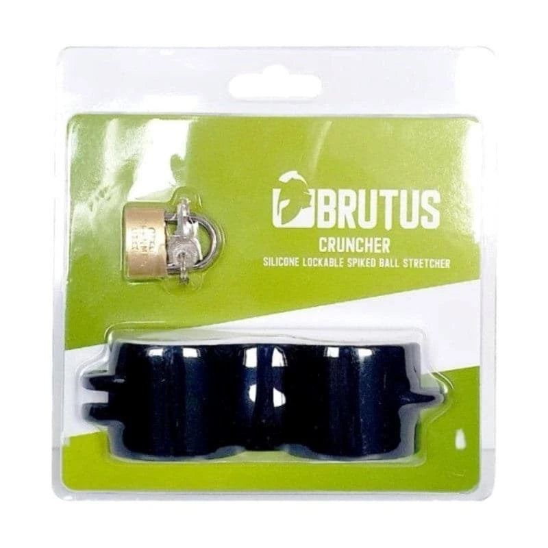 Brutus Cruncher Lockable Spiked Ball Stretcher Ball and Cock Toys