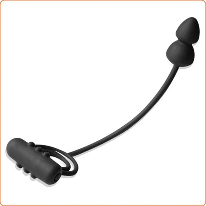 BDStyle Dual Delight - Vibrating Cock Ring and Anal Beads Anal Beads and Balls