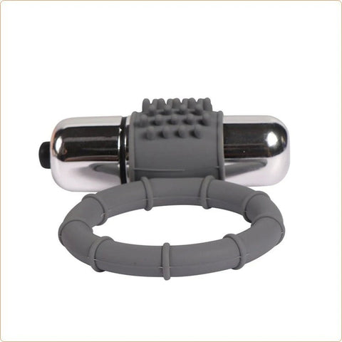 Silicone Vibration Sex Ring - Ball and Cock Toys