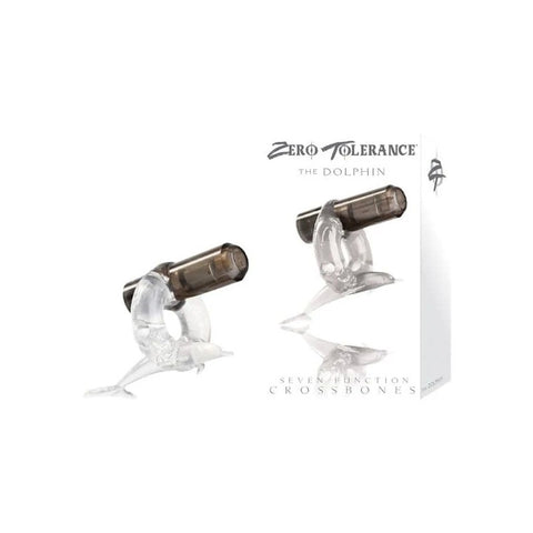 Zero Tolerance Crossbones The Diving Dolphin Single Bullet - Cock Rings