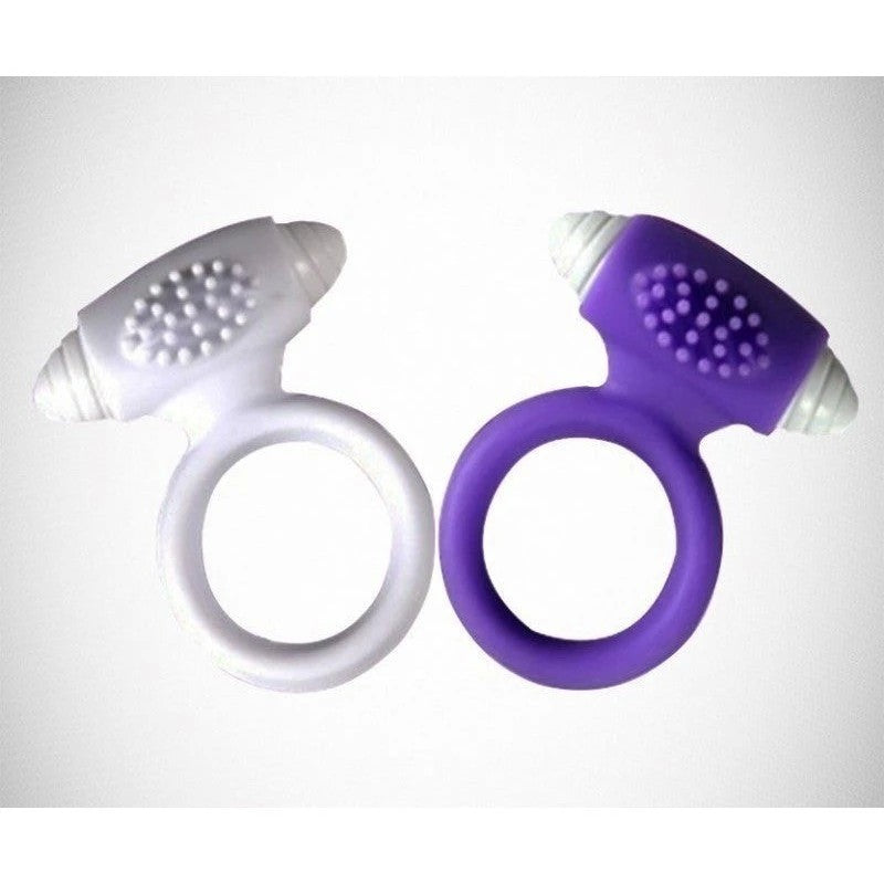 Mfones Silicone Vibrating Cock Ring - Intense Stimulation Ball and Cock Toys