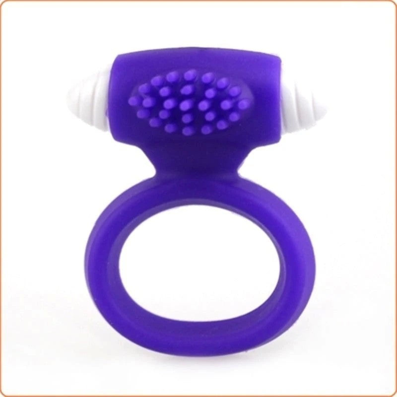 Mfones Silicone Vibrating Cock Ring - Intense Stimulation Ball and Cock Toys