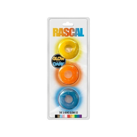 The D-Ring Glow X3 - Ball and Cock Toys