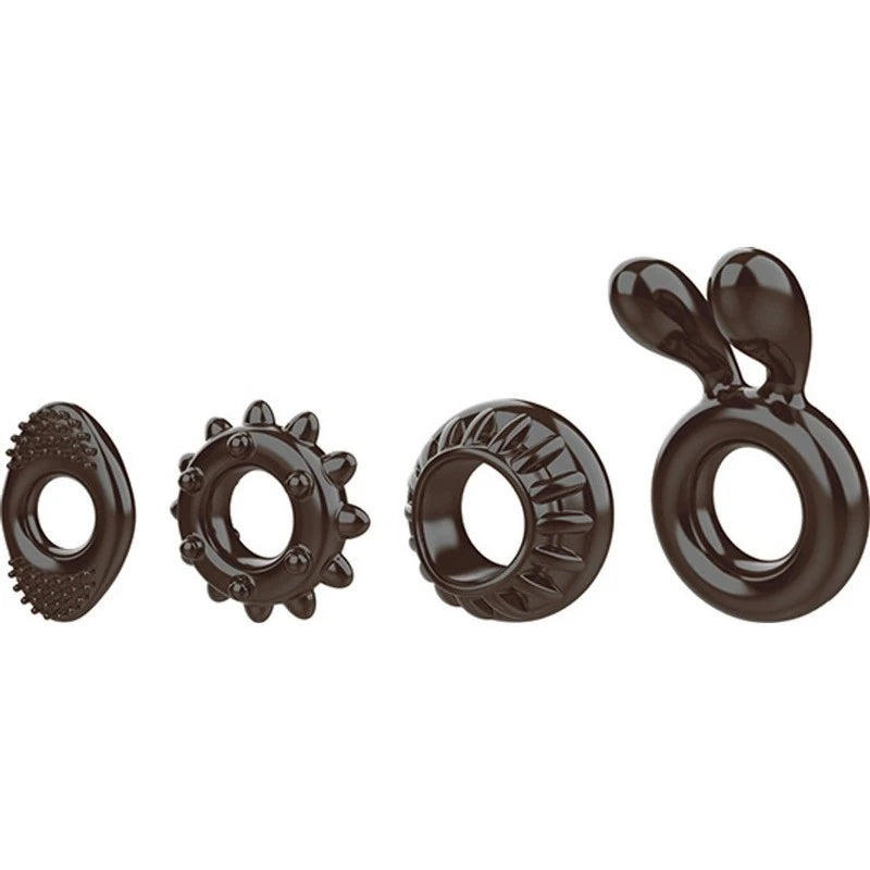 Zero Tolerance Ring My Bell 4 Piece Cock Ring Set Cock Ring Sets