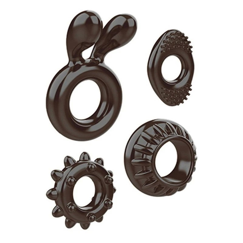 Zero Tolerance Ring My Bell 4 Piece Cock Ring Set Cock Ring Sets