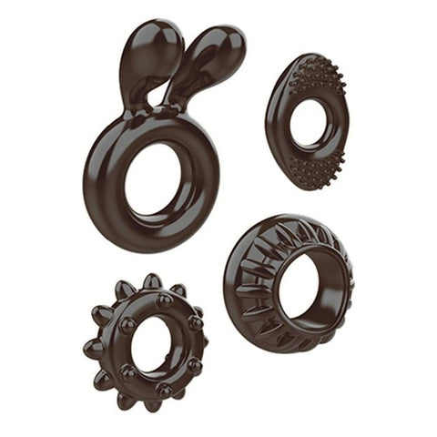 Zero Tolerance Ring My Bell 4 Piece Cock Ring Set - Cock Ring Sets