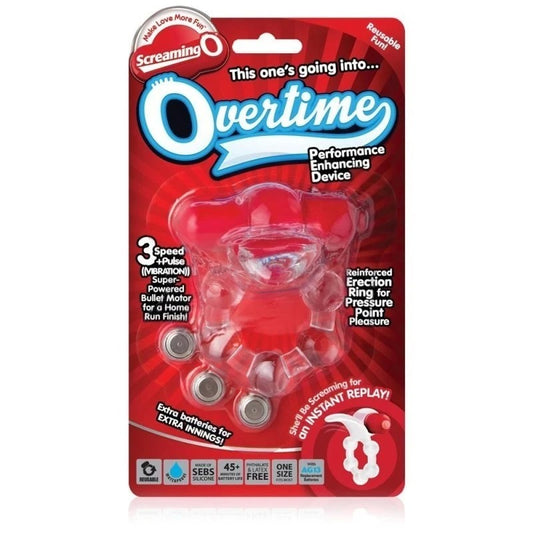 Screaming O Overtime - Flexible Flutter Tip Cock Ring - Vibrating Cock Rings