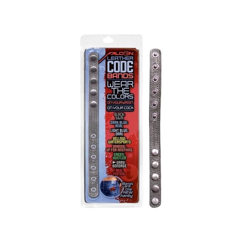 Falcon Leather Code Band Cock Ring Cock Rings