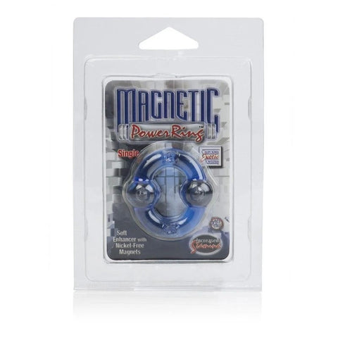 CalExotics Magnetic Power Stretchy Cock Ring Single - Stretchy Cock Rings