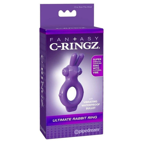 Pipedream Fantasy C-Ringz Ultimate Rabbit Ear Cock Ring - Vibrating Cock Rings