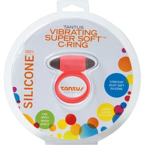 Tantus Vibrating Super Soft C-Ring - Vibrating Cock Rings