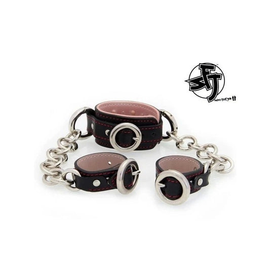 Sado Foot Job Ballring With Chains Cock Rings