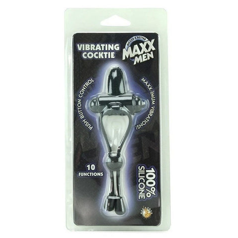 Maxx Men Vibrating Cock Tie - Cock Rings