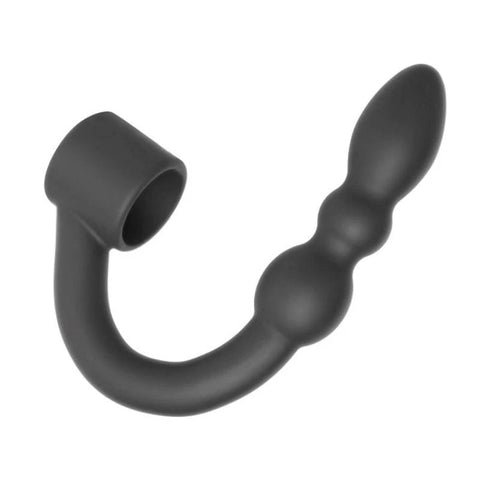 Prostatic Play Excursion Ring with Flexible Beaded Anal Arm - Prostate Toys