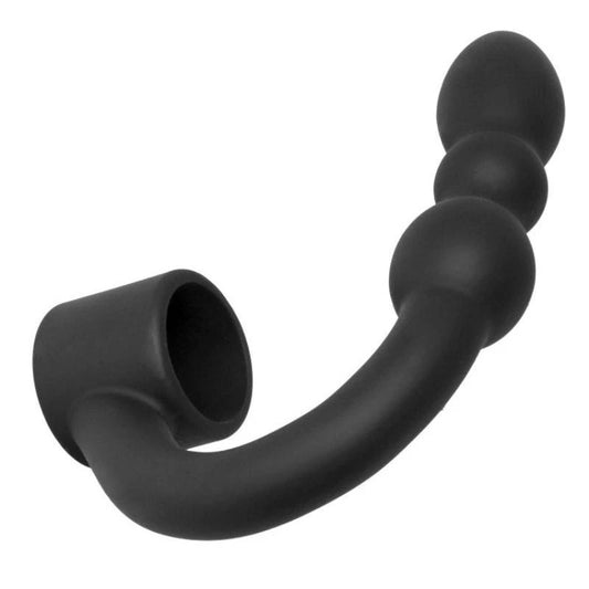 Prostatic Play Excursion Ring with Flexible Beaded Anal Arm - Prostate Toys