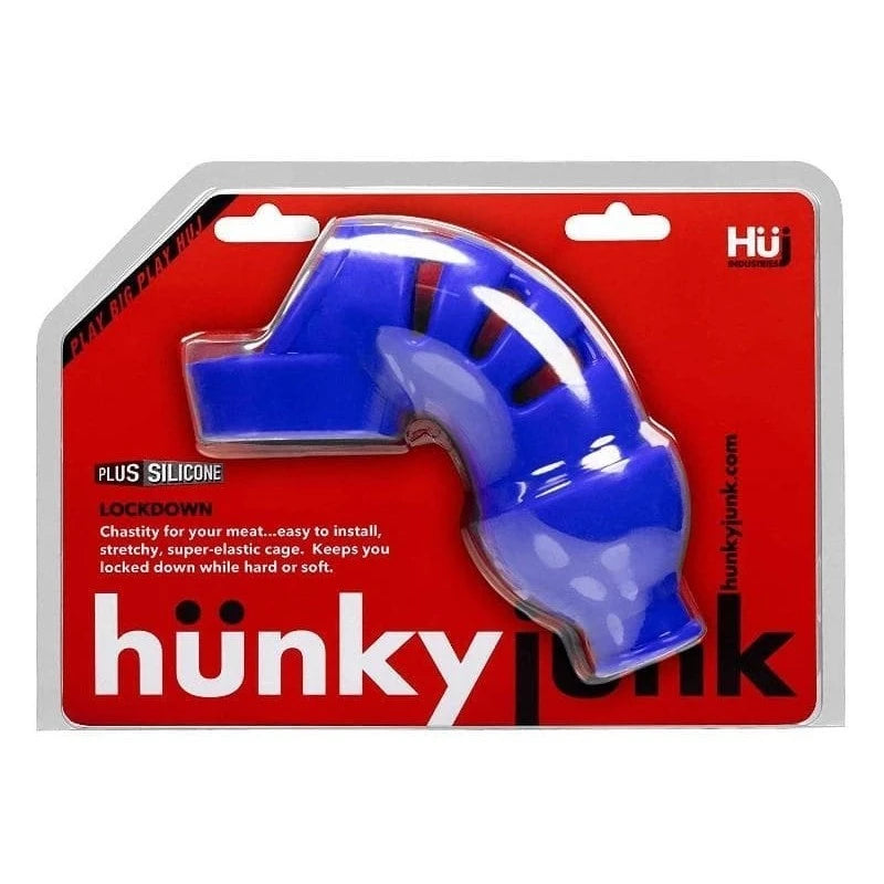 Hunkyjunk Lockdown - Stretchy and Comfortable Silicone Chastity Device Male Chastity