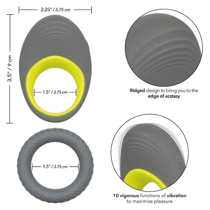 Link Up Edge Vibrating Male Pleasure Penis Ring Cock Rings