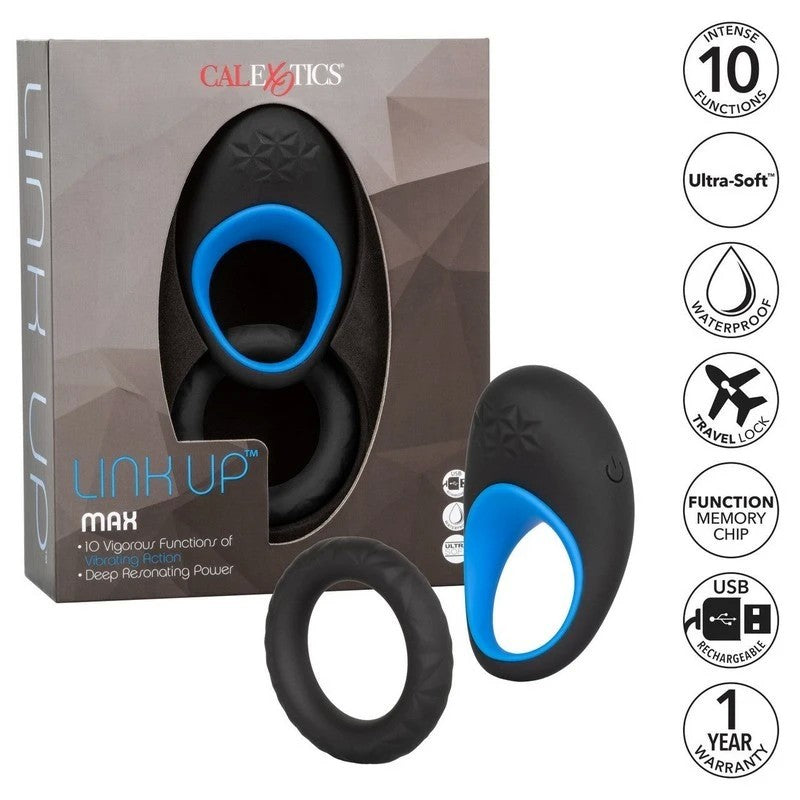 Link Up Max Dual Stimulating Mens Cock Ring Cock Rings