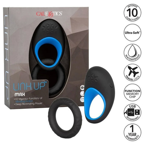 Link Up Max Dual Stimulating Mens Cock Ring - Cock Rings