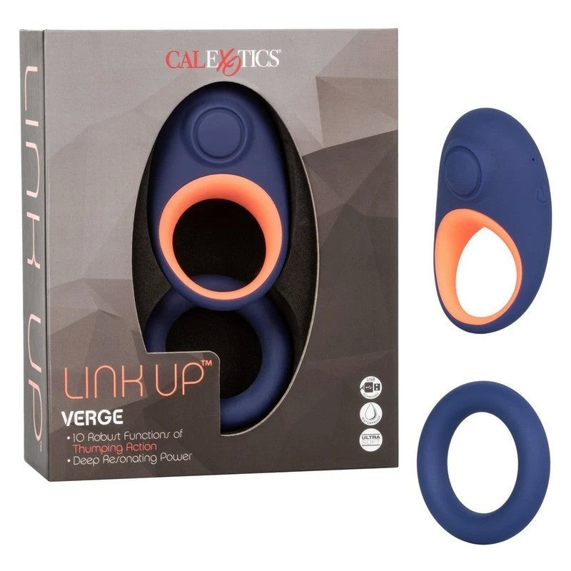 Link Up Verge Dual Stimulator Mens Cock Ring Cock Rings
