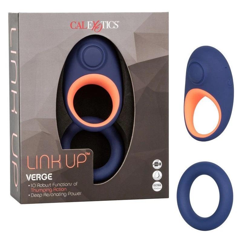 Link Up Verge Dual Stimulator Mens Cock Ring Cock Rings