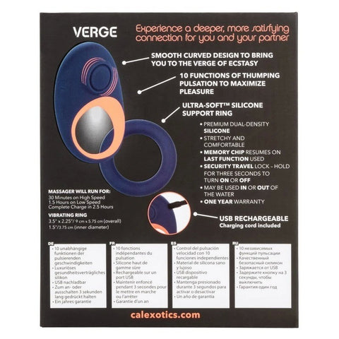 Link Up Verge Dual Stimulator Mens Cock Ring - Cock Rings